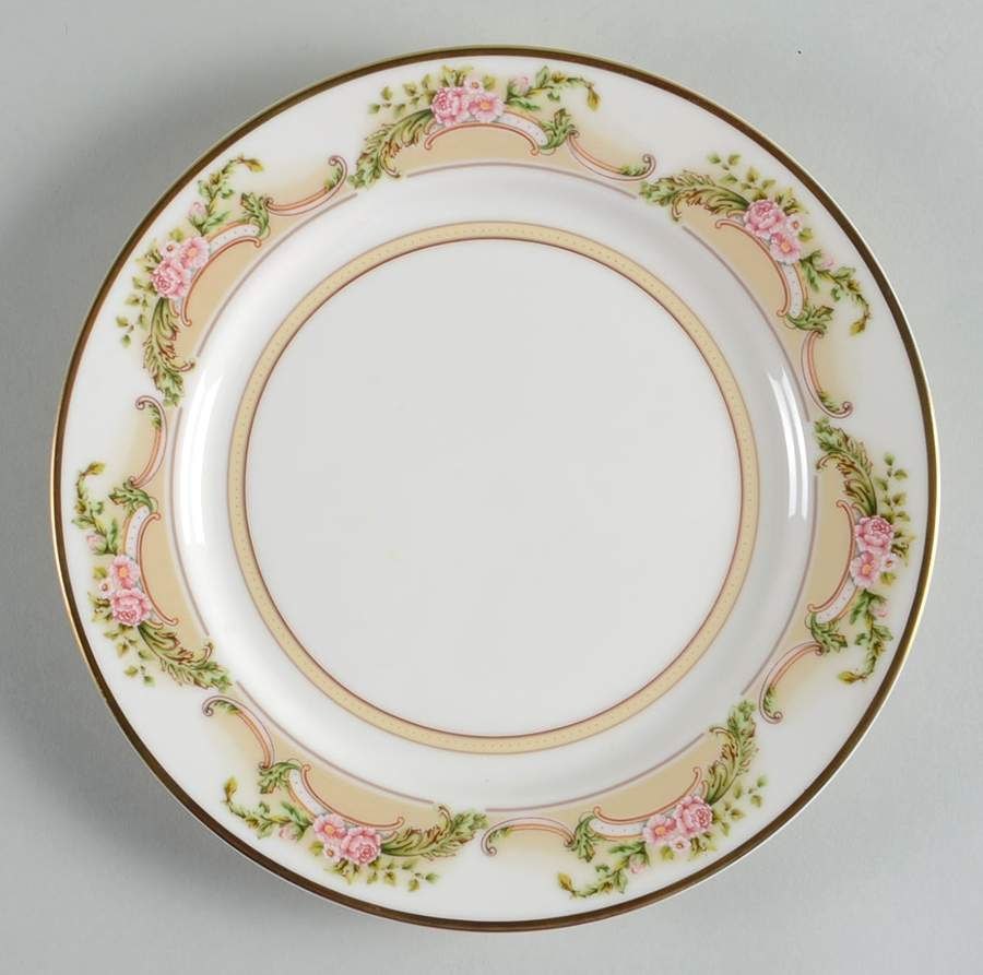 Rosa Gallica Salad Plate by Viletta-1
