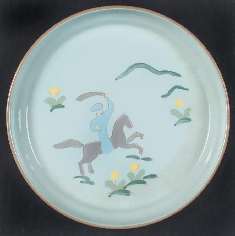 Persian Garden Salad Plate by Vally Werner-1