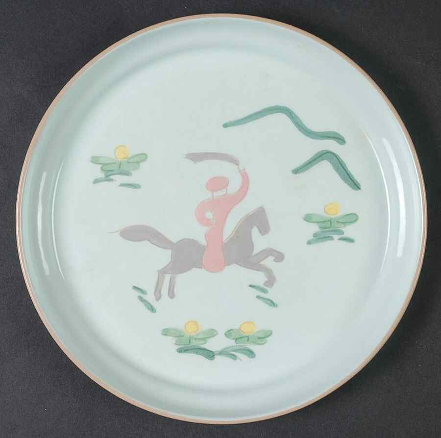 Persian Garden Salad Plate by Vally Werner-1