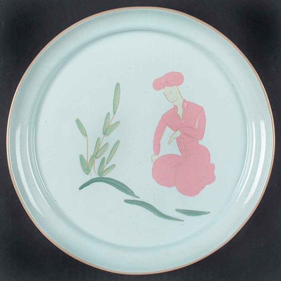 Persian Garden Dinner Plate by Vally Werner-1
