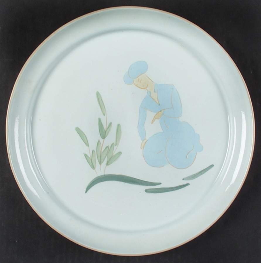 Persian Garden Dinner Plate by Vally Werner-1