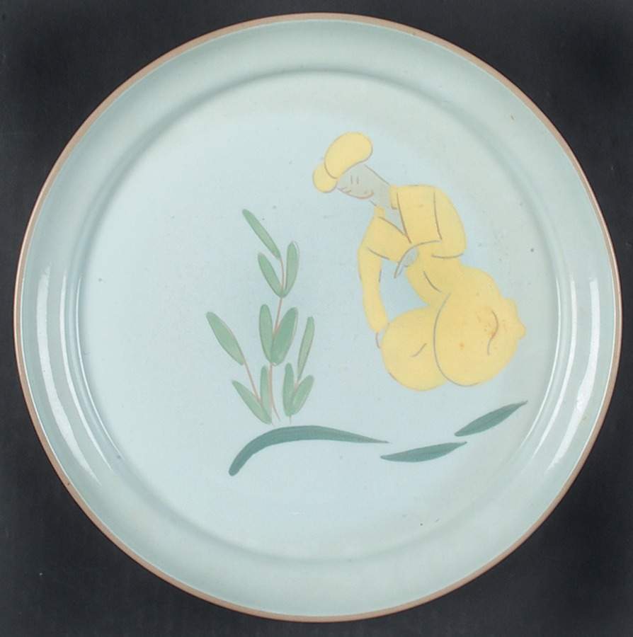 Persian Garden Dinner Plate by Vally Werner-1
