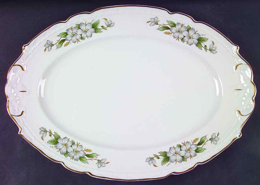 Arcadia 15" Oval Serving Platter by Vogue-1