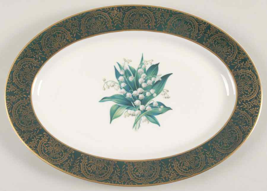 Candlelight 13" Oval Serving Platter by Vogue-1