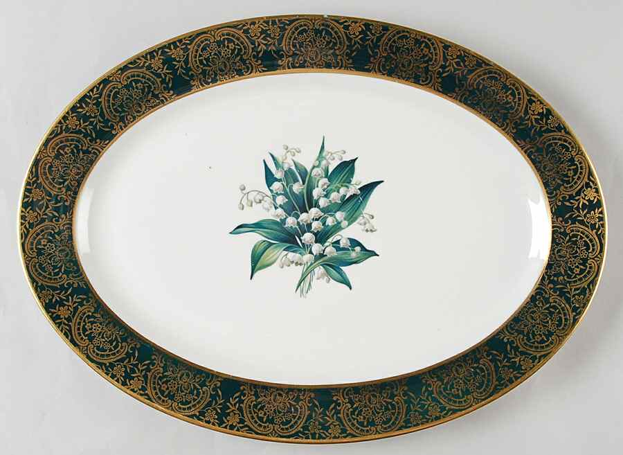 Candlelight 15" Oval Serving Platter by Vogue-1