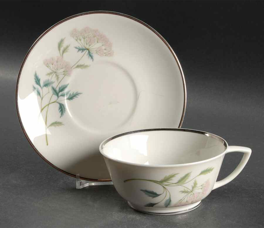 Catalina Footed Cup & Saucer Set by Vogue-1