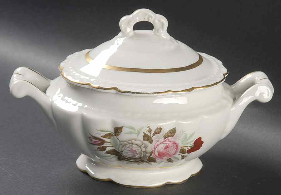 Garden Bouquet Sugar Bowl & Lid by Vogue-1