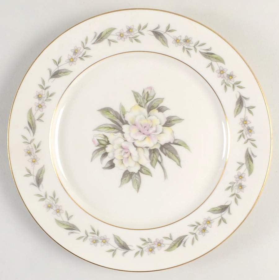Gardenia Salad Plate by Vogue-1