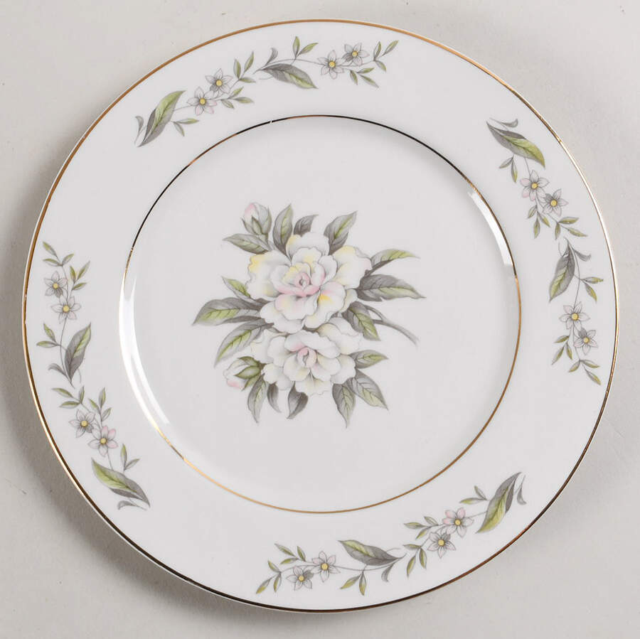 Gardenia Salad Plate by Vogue-1