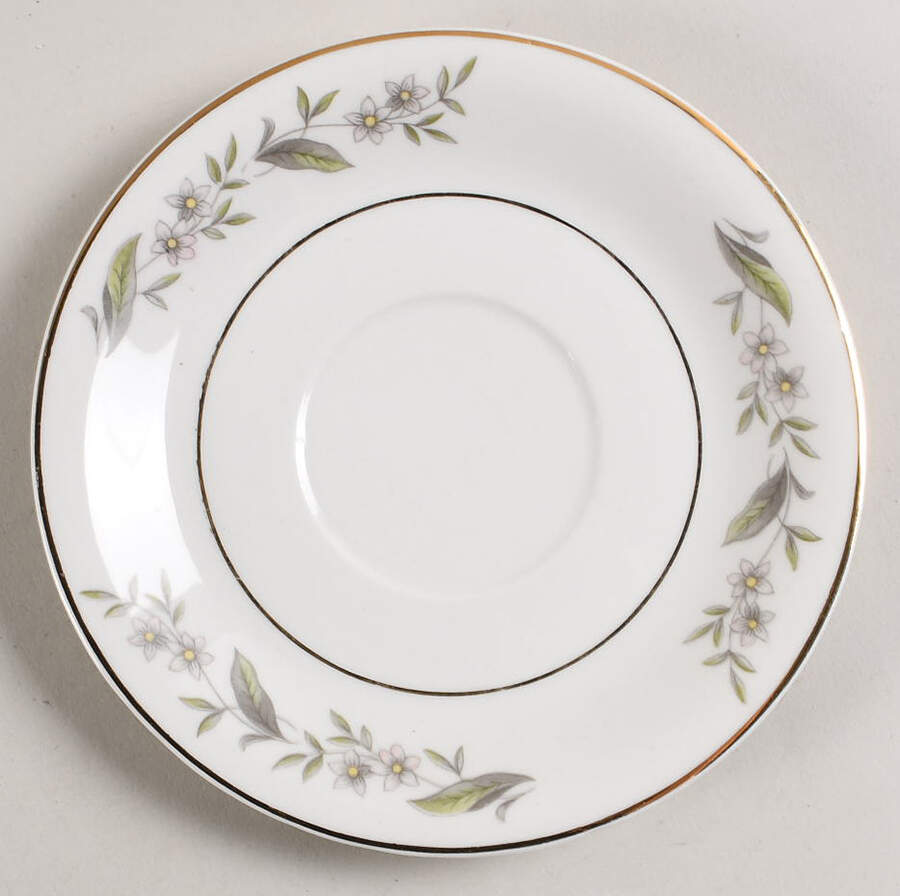 Gardenia Saucer for Footed Cup by Vogue-1