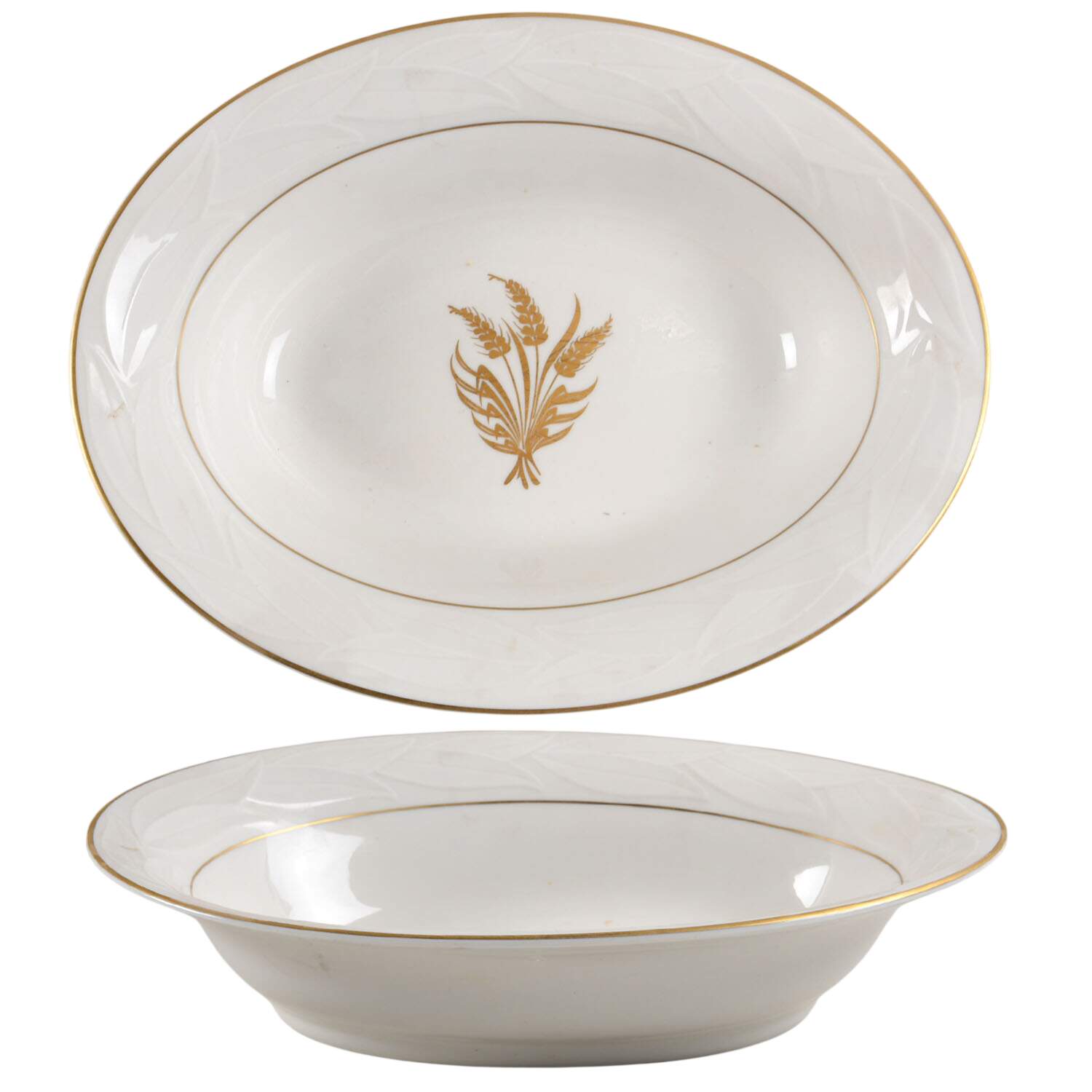 Golden Harvest 10" Oval Vegetable Bowl by Vogue-1