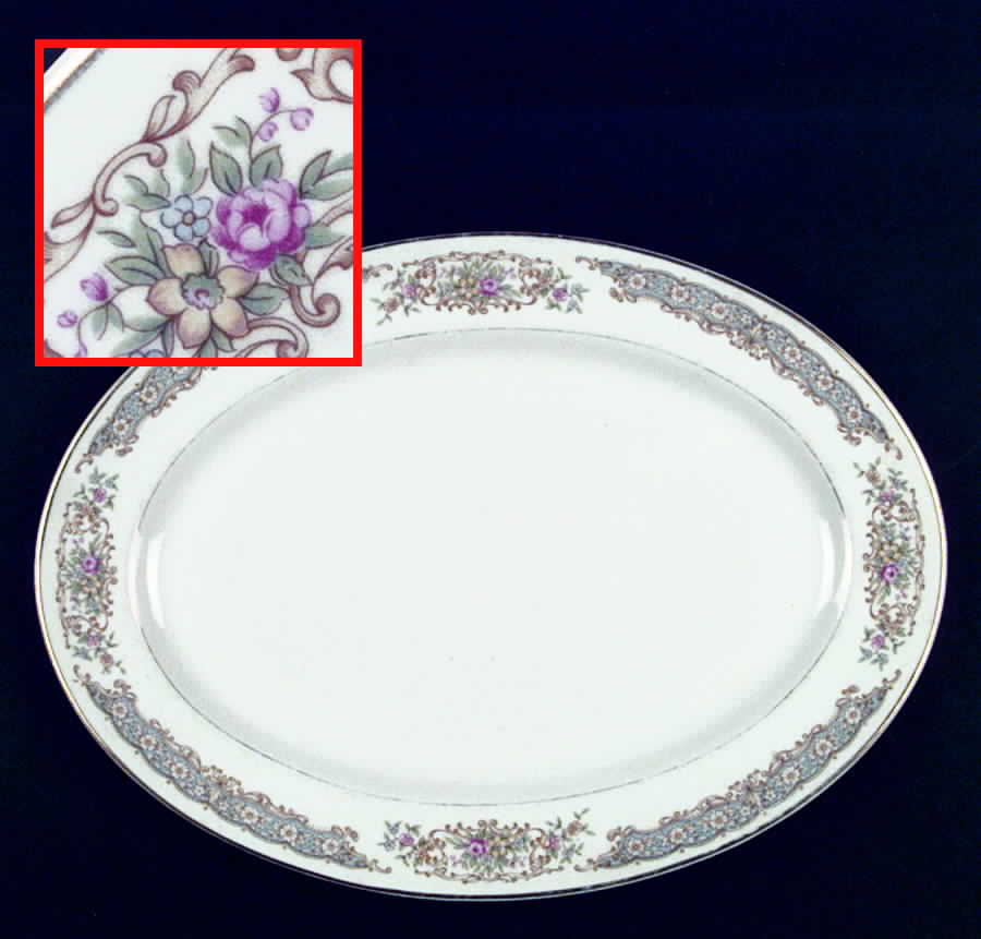 Monmouth 13" Oval Serving Platter by Vogue-1