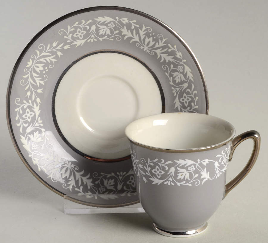 Prelude Footed Demitasse Cup & Saucer Set by Vogue-1