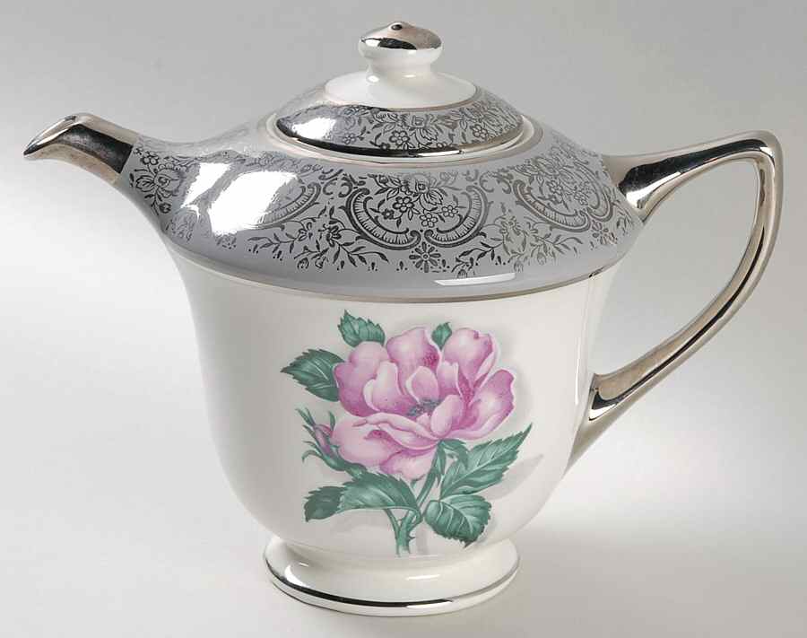 Silver Lace Teapot & Lid by Vogue-1