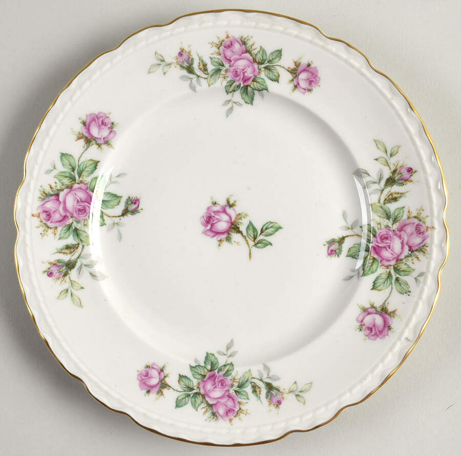 Southern Rose Salad Plate by Vogue-1