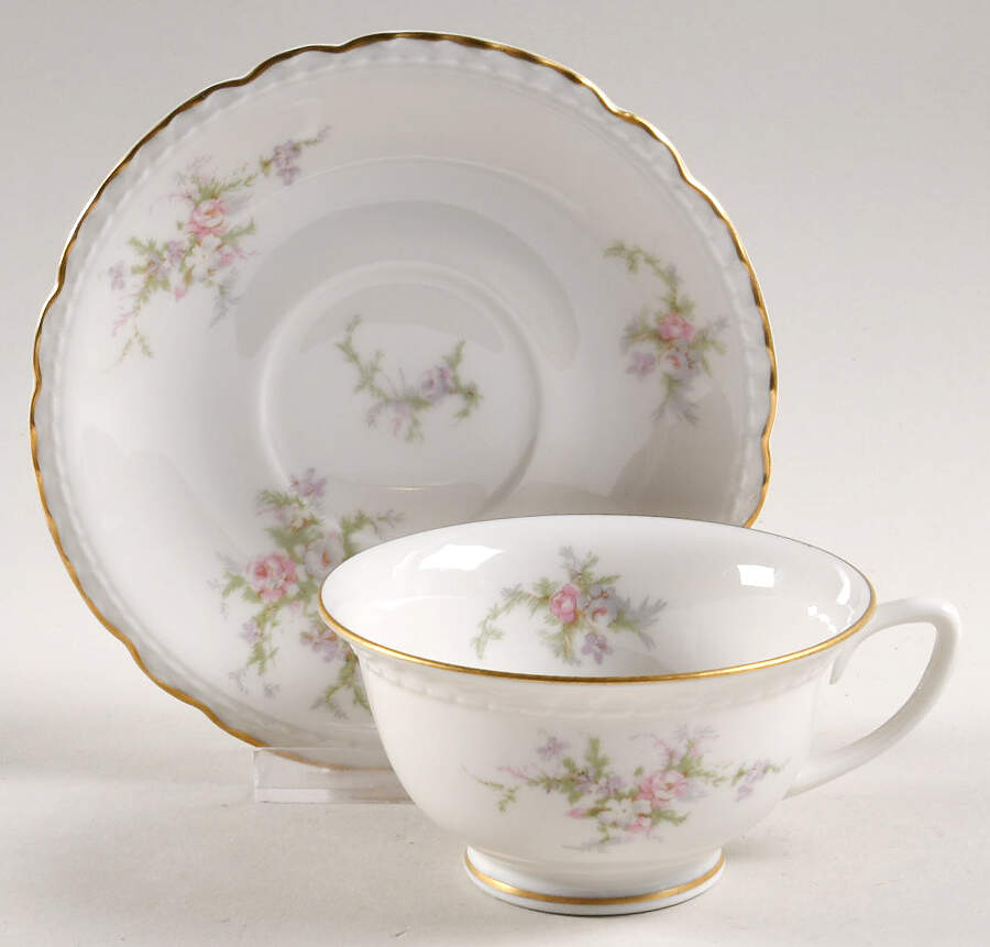 Susanna Footed Cup & Saucer Set by Vogue-1