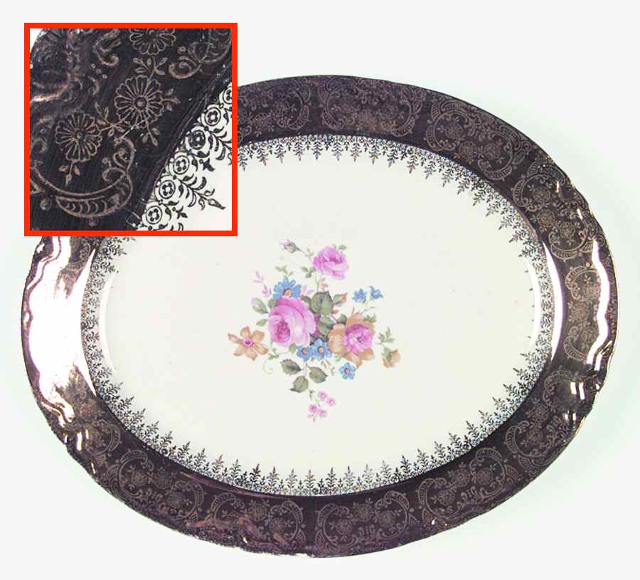 VOG2 13" Oval Serving Platter by Vogue-1