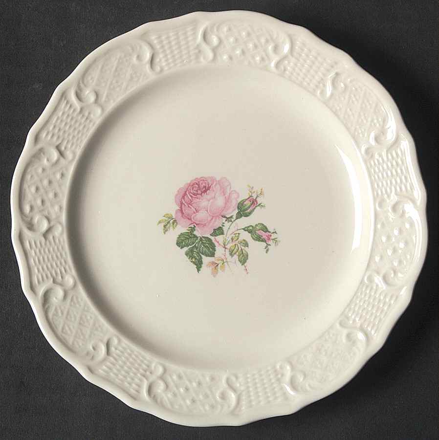 June Rose Bread & Butter Plate by Vogue-1