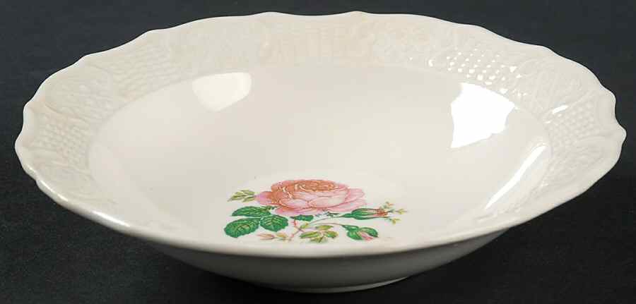 June Rose Fruit/Dessert (Sauce) Bowl by Vogue-1