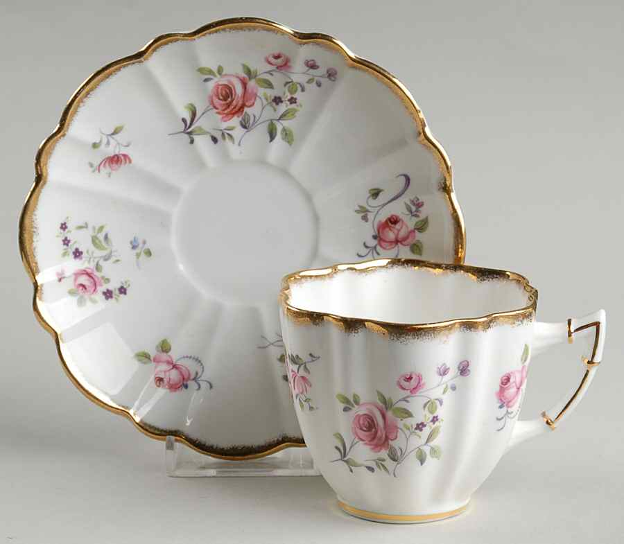 283 Flat Cup & Saucer Set by Cartwright & Edwards-1