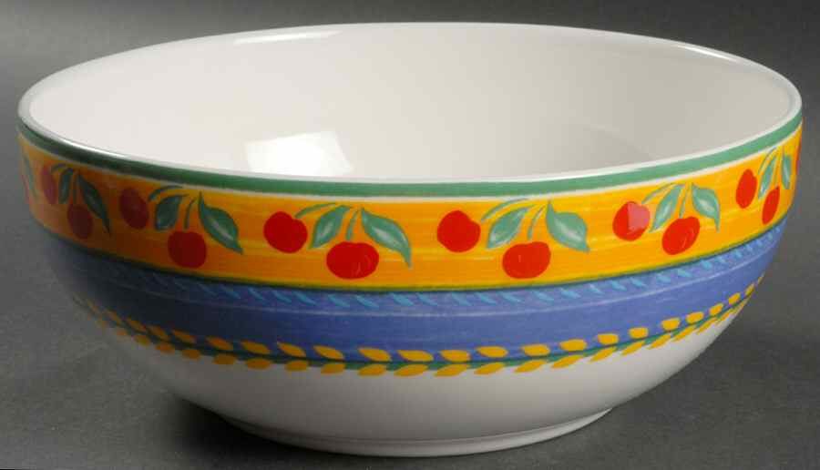 Fruit Fantasy 10" Large Salad Serving Bowl by Vista Alegre-1