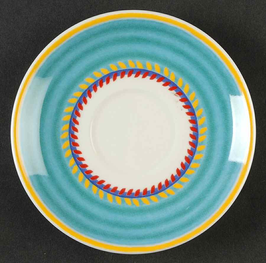 Fruit Fantasy Saucer for Flat Demitasse Cup by Vista Alegre-1