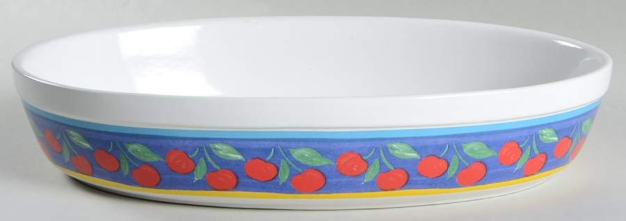 Fruit Fantasy 11" Oval Baker by Vista Alegre-1