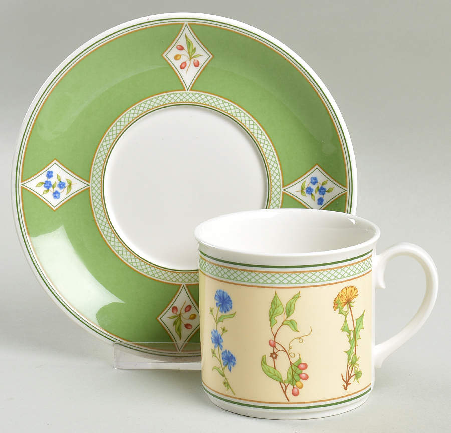 Eden Flat Cup & Saucer Set by Villeroy & Boch-1