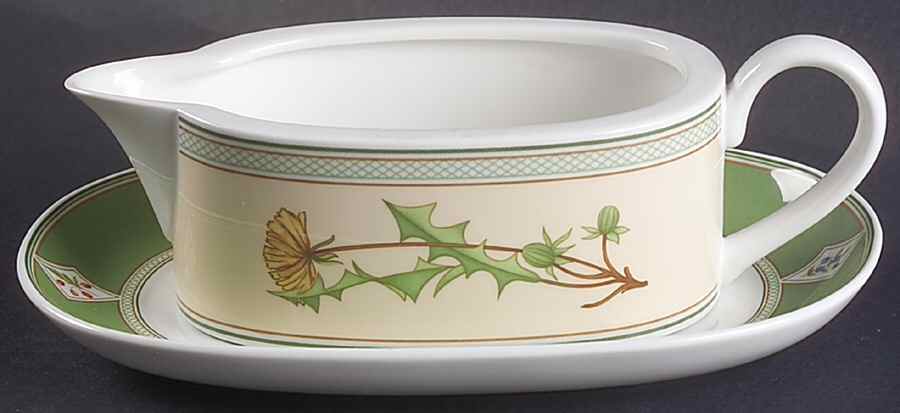 Eden Gravy Boat & Underplate/Relish by Villeroy & Boch-1