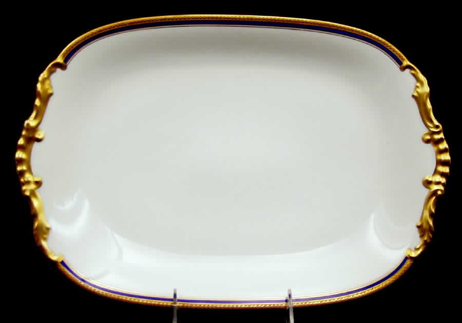 VIG58 14" Oval Serving Platter by Vignaud-1