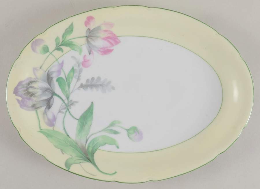 VIT111 12" Oval Serving Platter by Victoria (Czech)-1