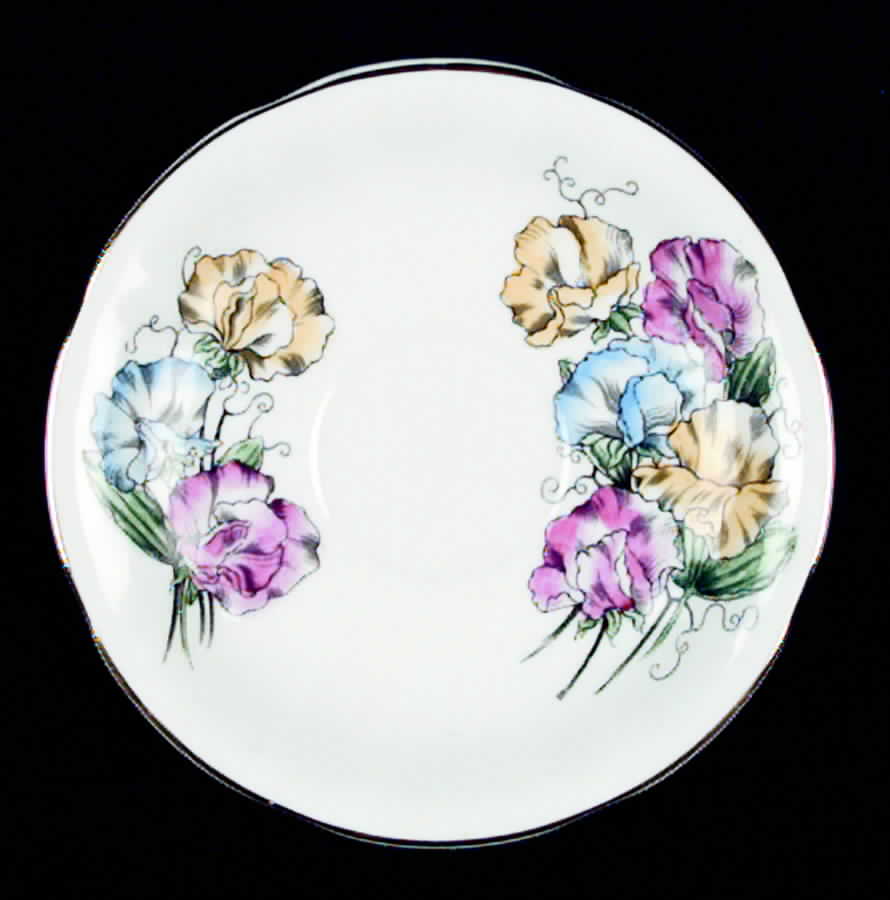 Sweet Pea Saucer by Cartwright & Edwards-1