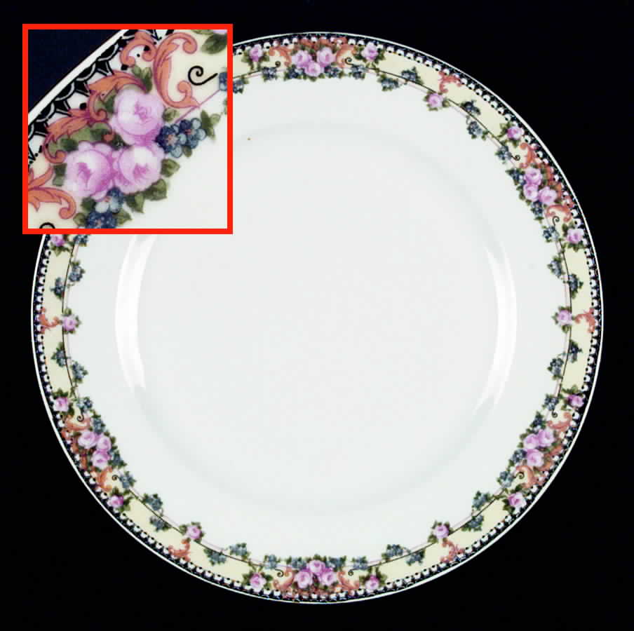 VIT112 Dinner Plate by Victoria (Czech)-1