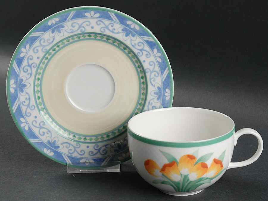 Perugia Breakfast Cup & Saucer Set by Villeroy & Boch-1