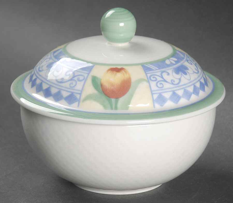 Perugia Sugar Bowl & Lid by Villeroy & Boch-1