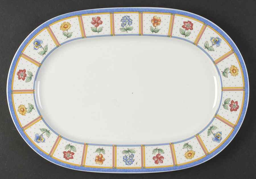 Julie 13" Oval Serving Platter by Villeroy & Boch-1
