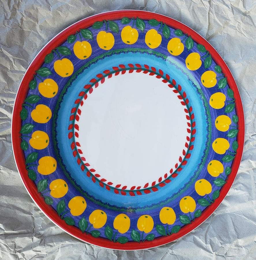 Fruit Fantasy 12" Chop Plate (Round Platter) by Vista Alegre-1