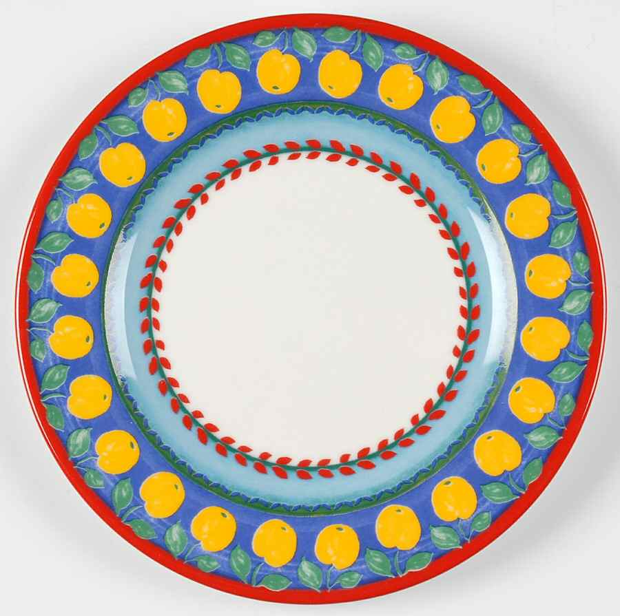 Fruit Fantasy Salad/Dessert Plate by Vista Alegre-1