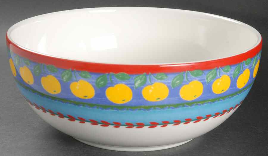 Fruit Fantasy 10" Large Salad Serving Bowl by Vista Alegre-1