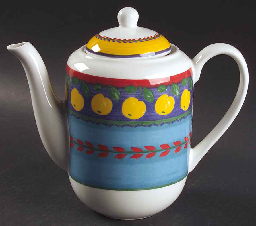 Fruit Fantasy Coffee Pot & Lid by Vista Alegre-1
