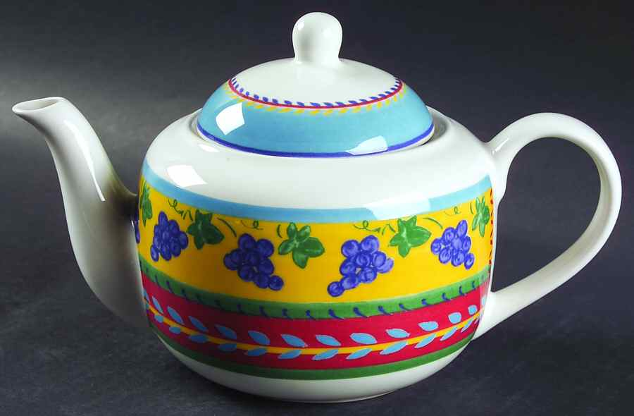 Fruit Fantasy Teapot & Lid by Vista Alegre-1