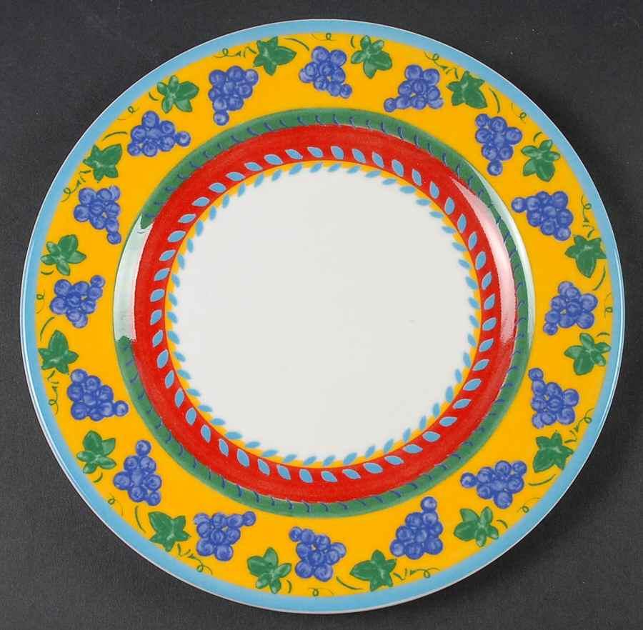 Fruit Fantasy Salad/Dessert Plate by Vista Alegre-1