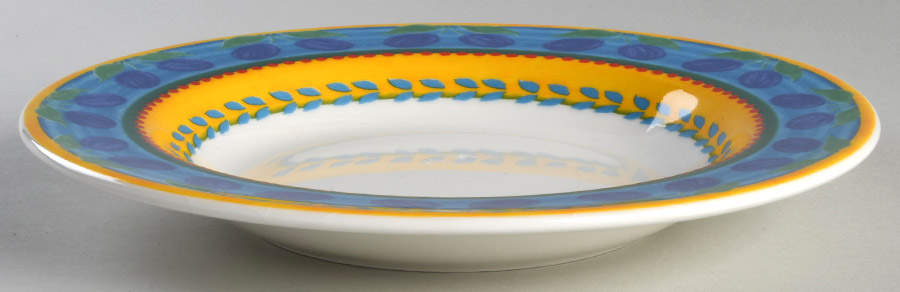 Fruit Fantasy Large Rim Soup Bowl by Vista Alegre-1