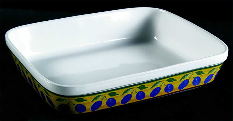 Fruit Fantasy 10" Rectangular Baker by Vista Alegre-1