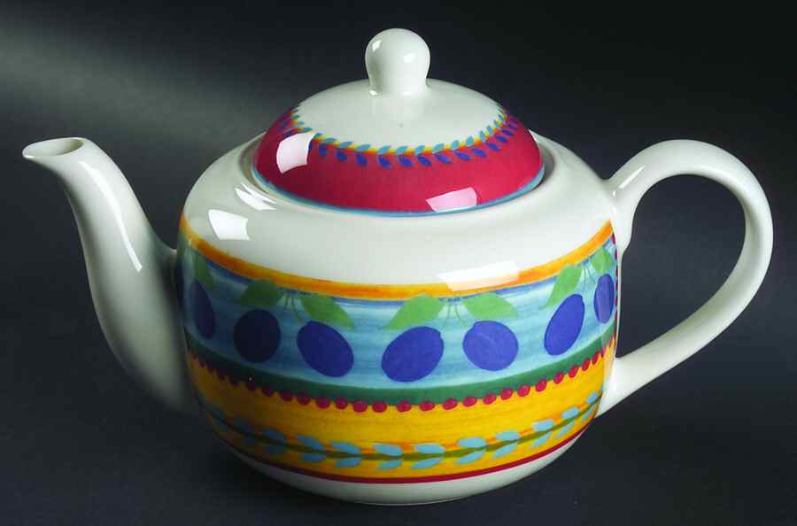 Fruit Fantasy Teapot & Lid by Vista Alegre-1