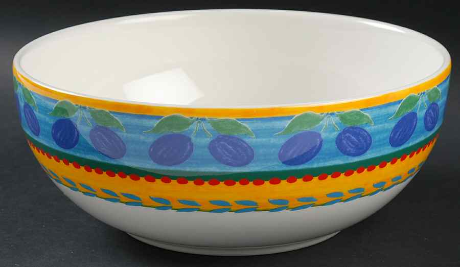 Fruit Fantasy 10" Large Salad Serving Bowl by Vista Alegre-1