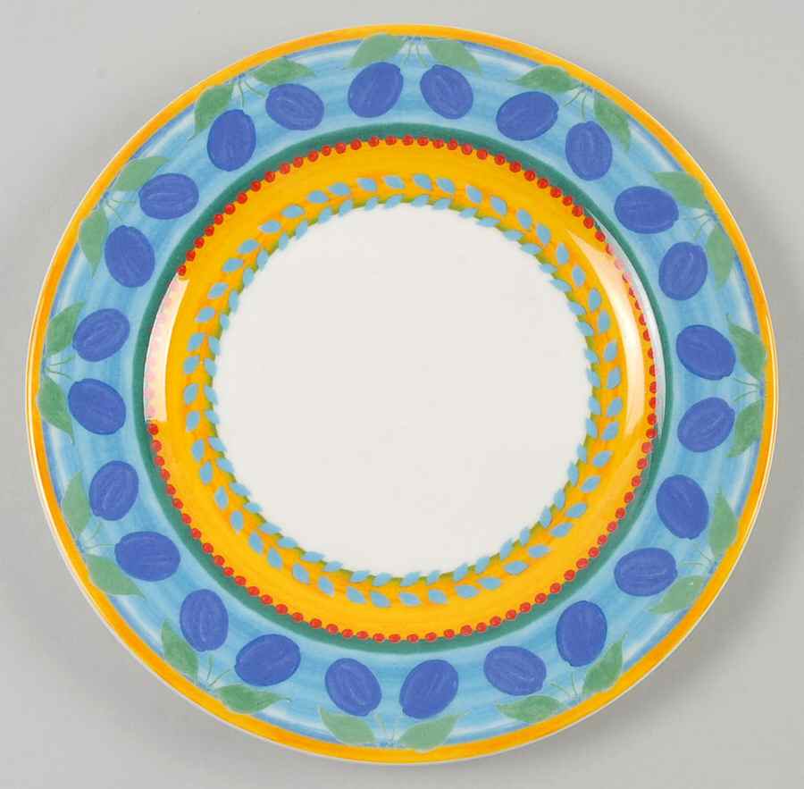 Fruit Fantasy Salad/Dessert Plate by Vista Alegre-1