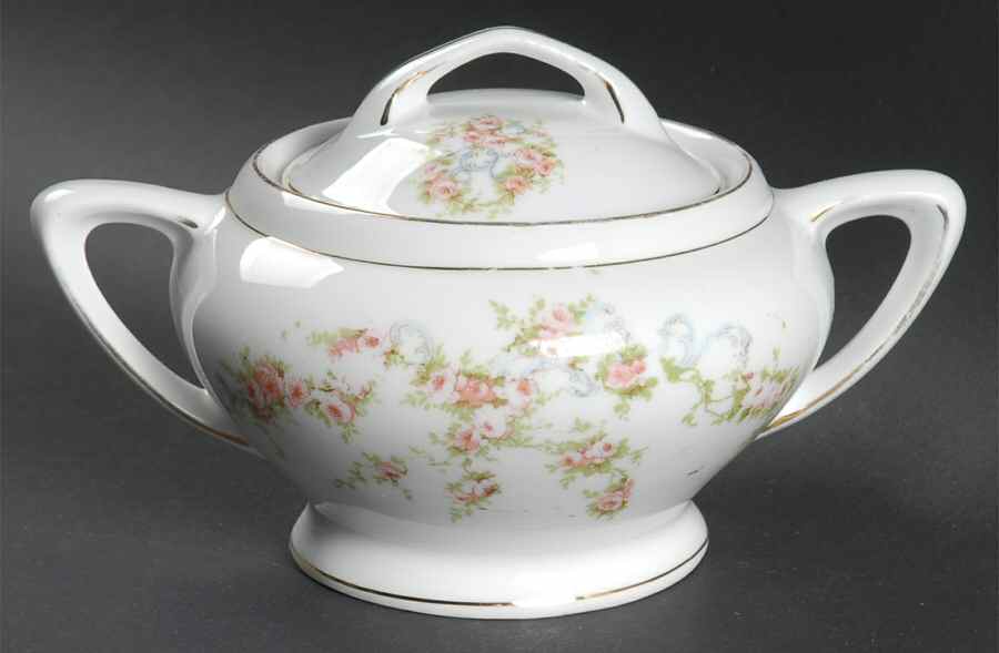 VTO64 Sugar Bowl & Lid by Victoria (Austria)-1