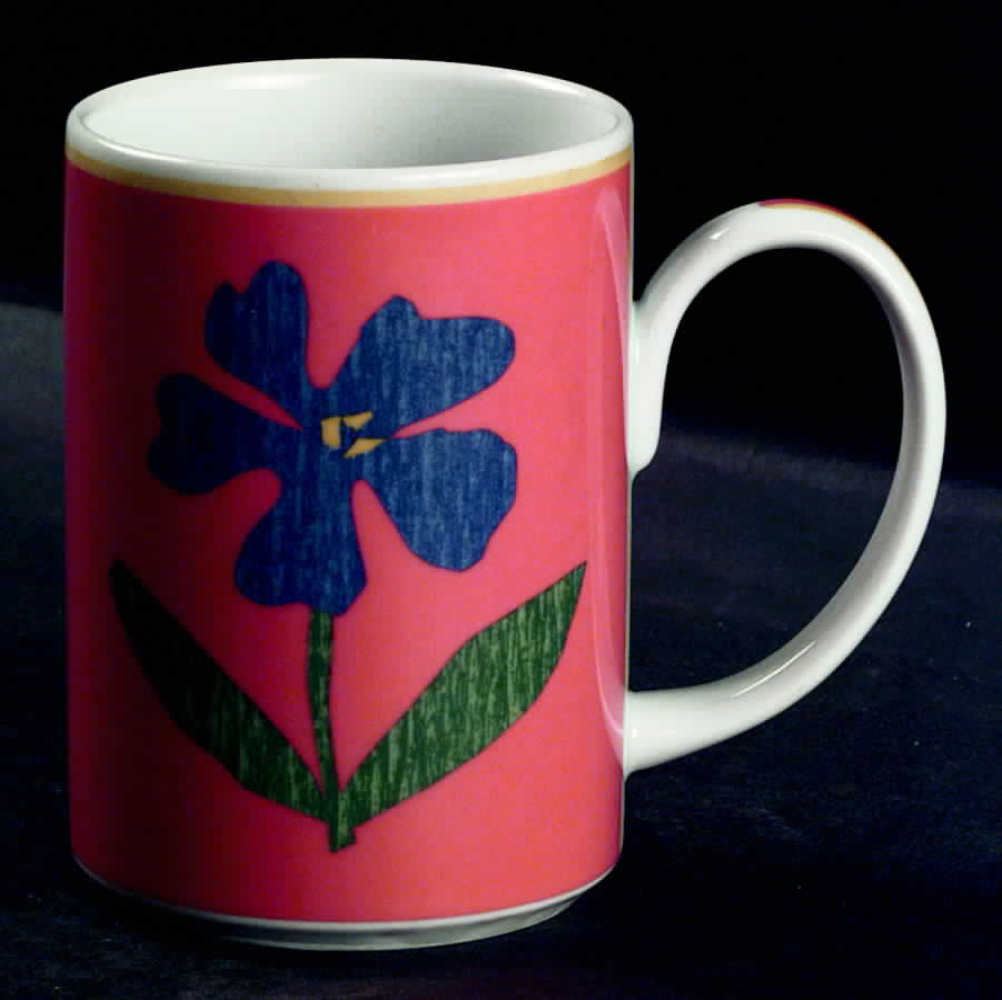 Blue Flower Mug by Vista Alegre-1
