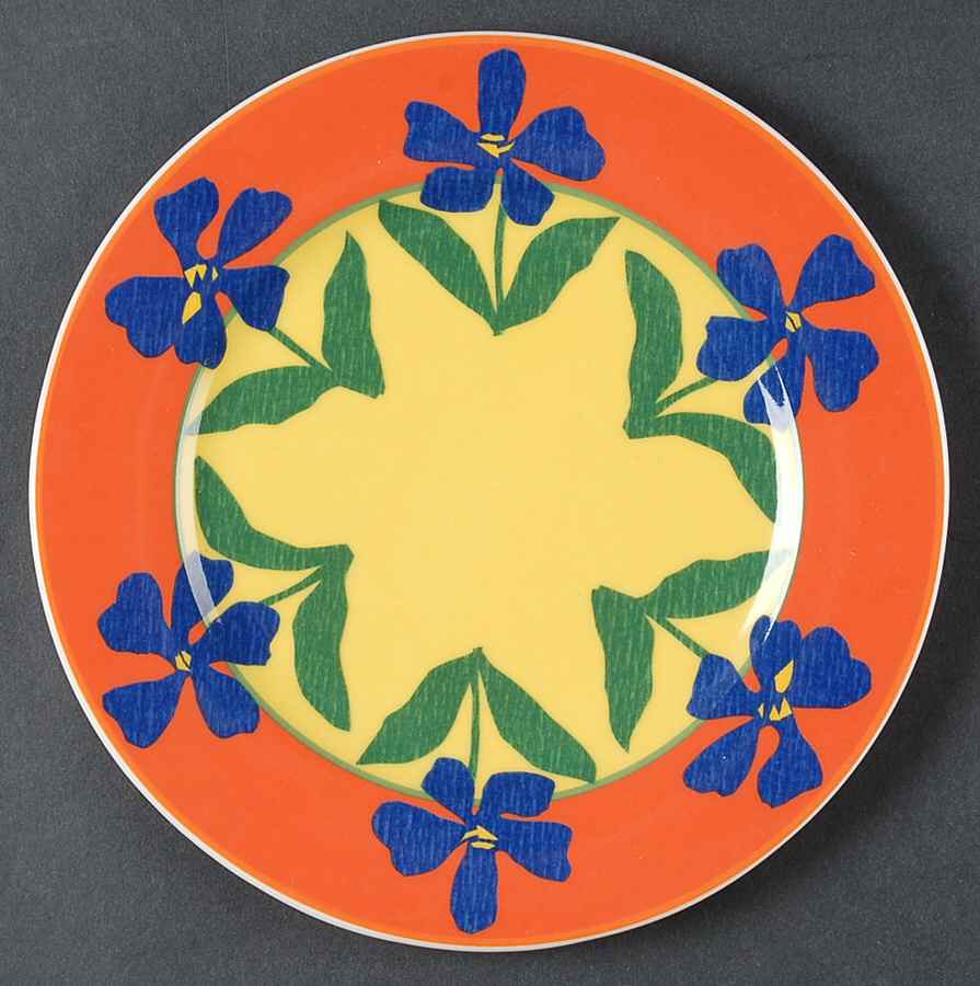 Blue Flower Salad/Dessert Plate by Vista Alegre-1